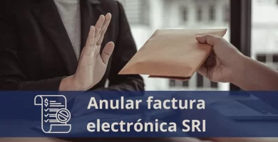 como anular una factura electronica en el sri