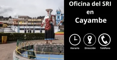 Oficina SRI Cayambe Direccion horario y telefono