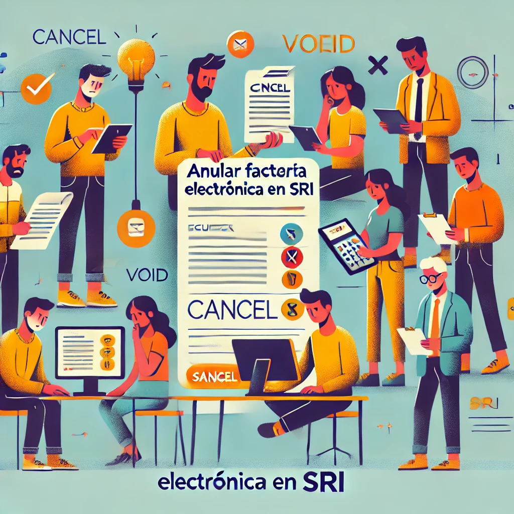anular factura electronica SRI
